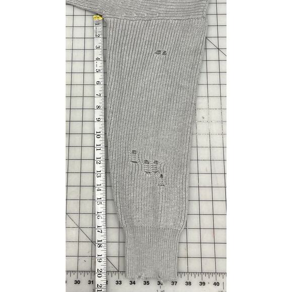 Chelsea DeBoer BY LILY & LOTTIE Sweater Turtleneck Long Sleeve Holes Medium I4 - Picture 6 of 9